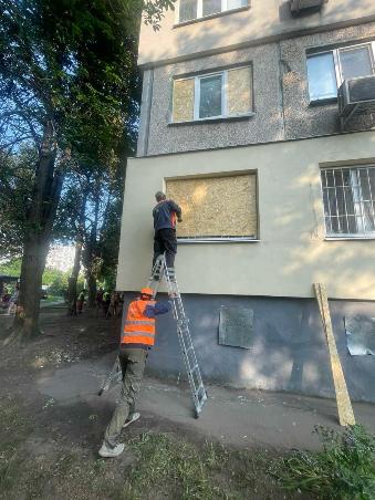 У Слобідському районі Харкова вибито 278 вікон внаслідок атаки дронів